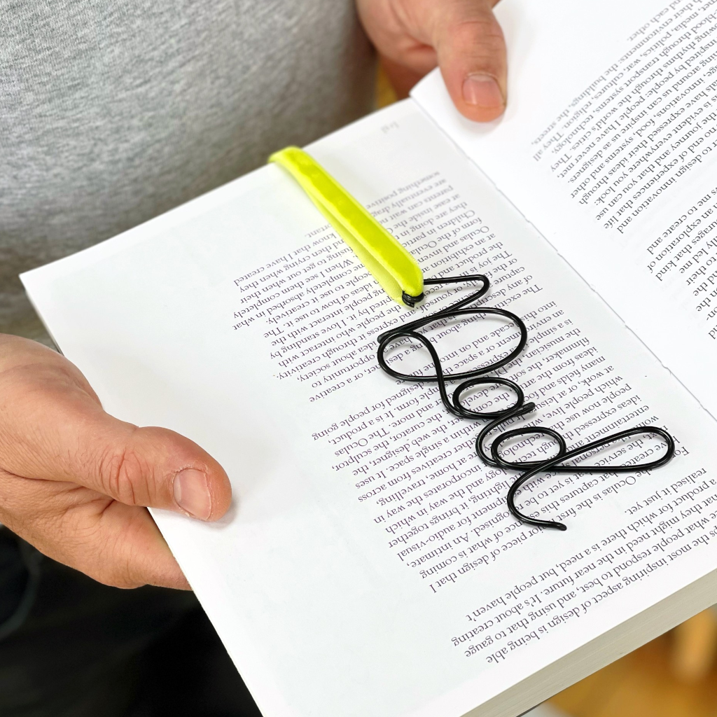 Personalised Wire Gift Bookmark for Dad
