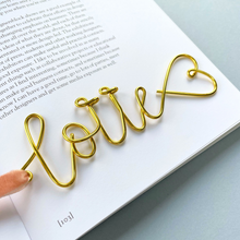 Load image into Gallery viewer, Personalised Wire Bookmark
