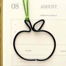 Load image into Gallery viewer, Teacher Thank you card with Wire Apple Keepsake
