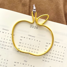 Load image into Gallery viewer, Teacher Thank you card with Wire Apple Keepsake
